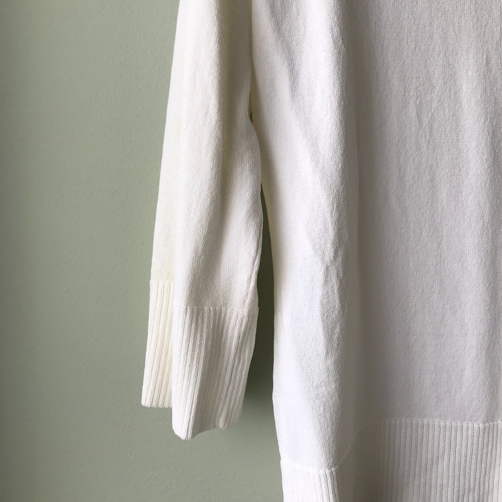 Basic White Cardigan - Picture 4 of 5